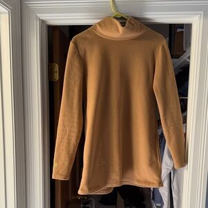 Dudley Stephens Tan Cowl Neck Sweater